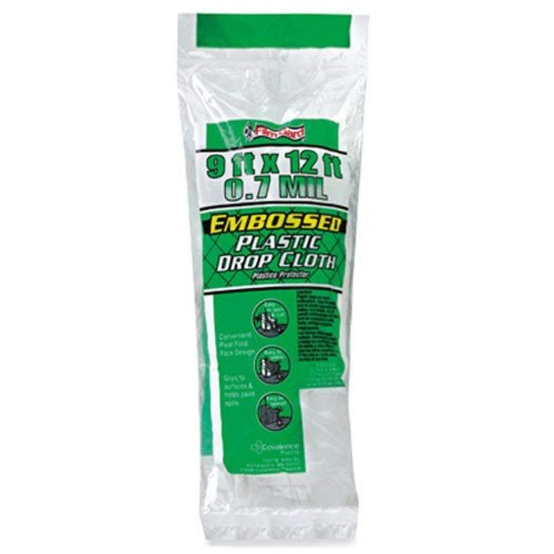 BERRY PLASTICS 9x12 Text Drop Cloth